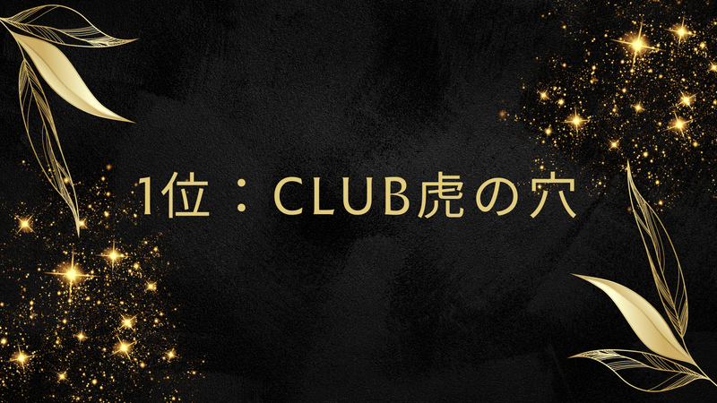 1位：CLUB虎の穴