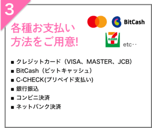 お支払い方法