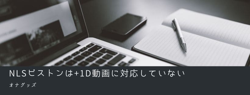 +1D動画に対応していない